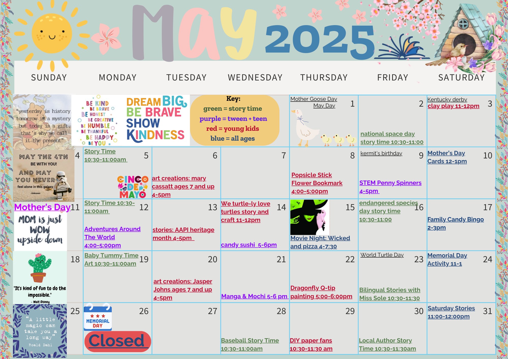 May events